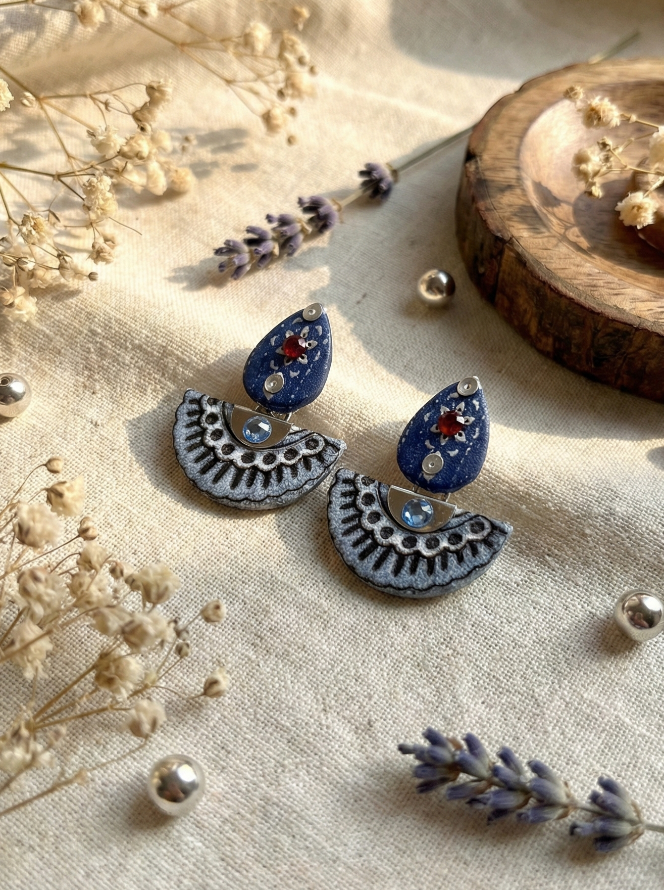 Chic Embellished Earrings – HHE-26-81