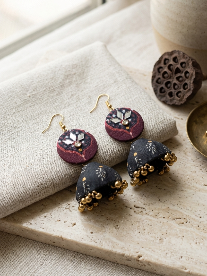 Ethnic Pakistani Jhumki Earrings | hhe-25-69