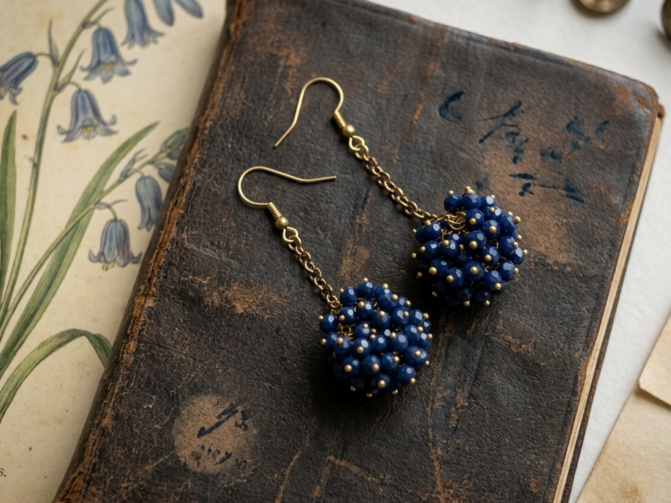 Navy Blue bead hhe-26-