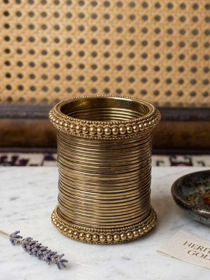 Metal copper bangles hhb-26-279