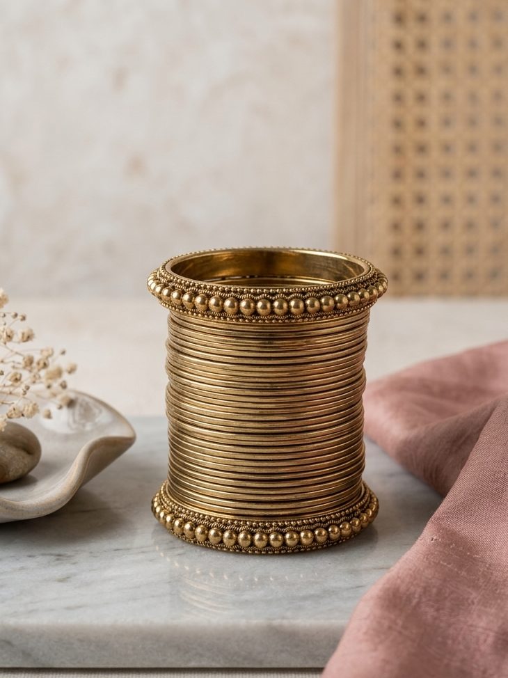 Metal copper bangles hhb-26-279