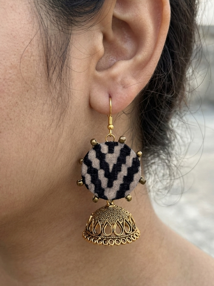Statement Embellished Earrings – HHE-25-74