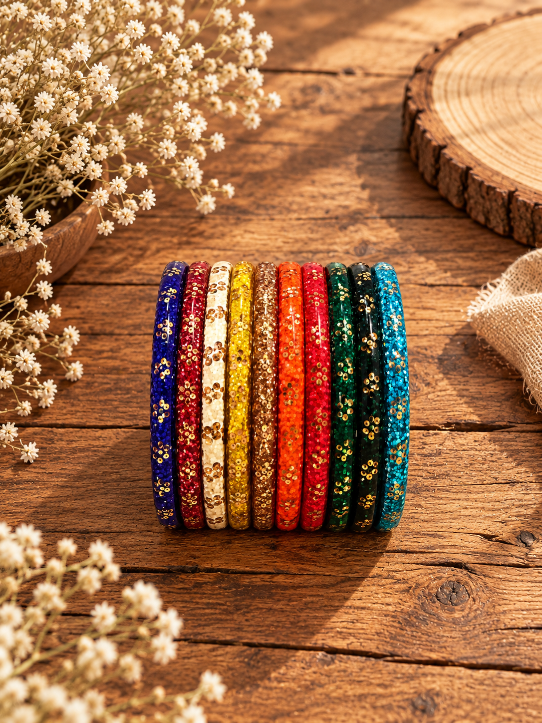 Acrylic waterproof bangles