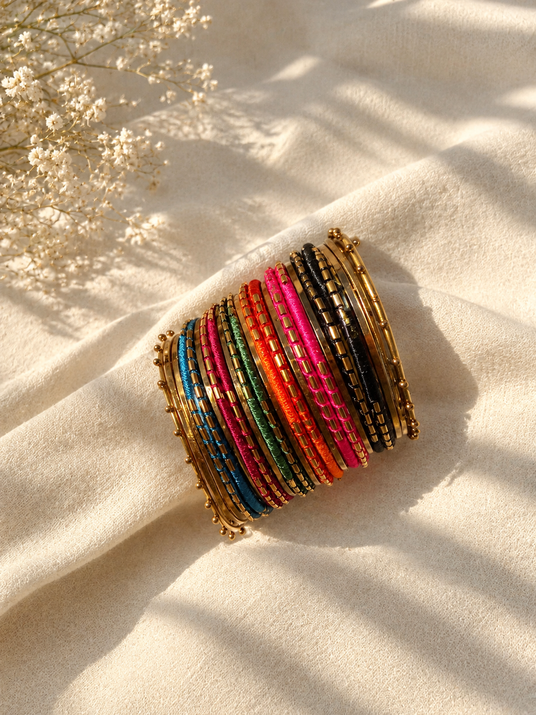 Multi handmade bangles