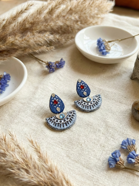 Chic Embellished Earrings – HHE-26-81