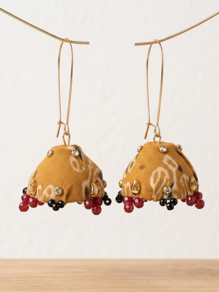 Mustard jhumki hhe-26-121