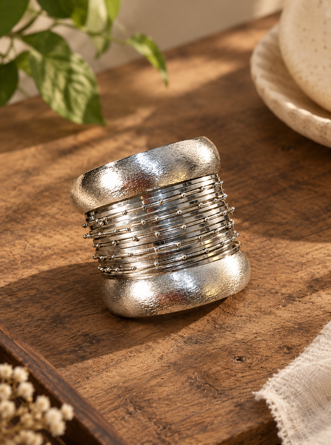 Copper silver set