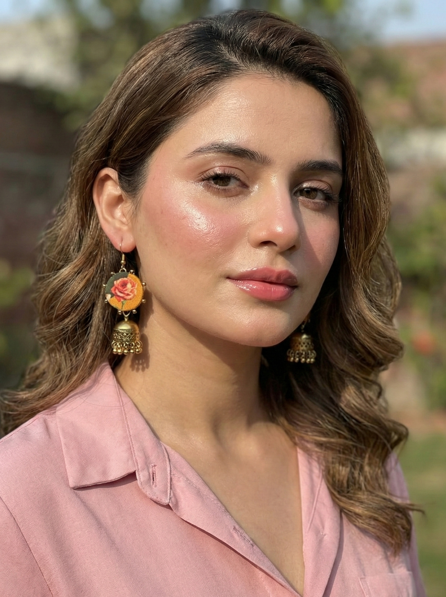 Ornate Embellished Earrings – HHE-26-78