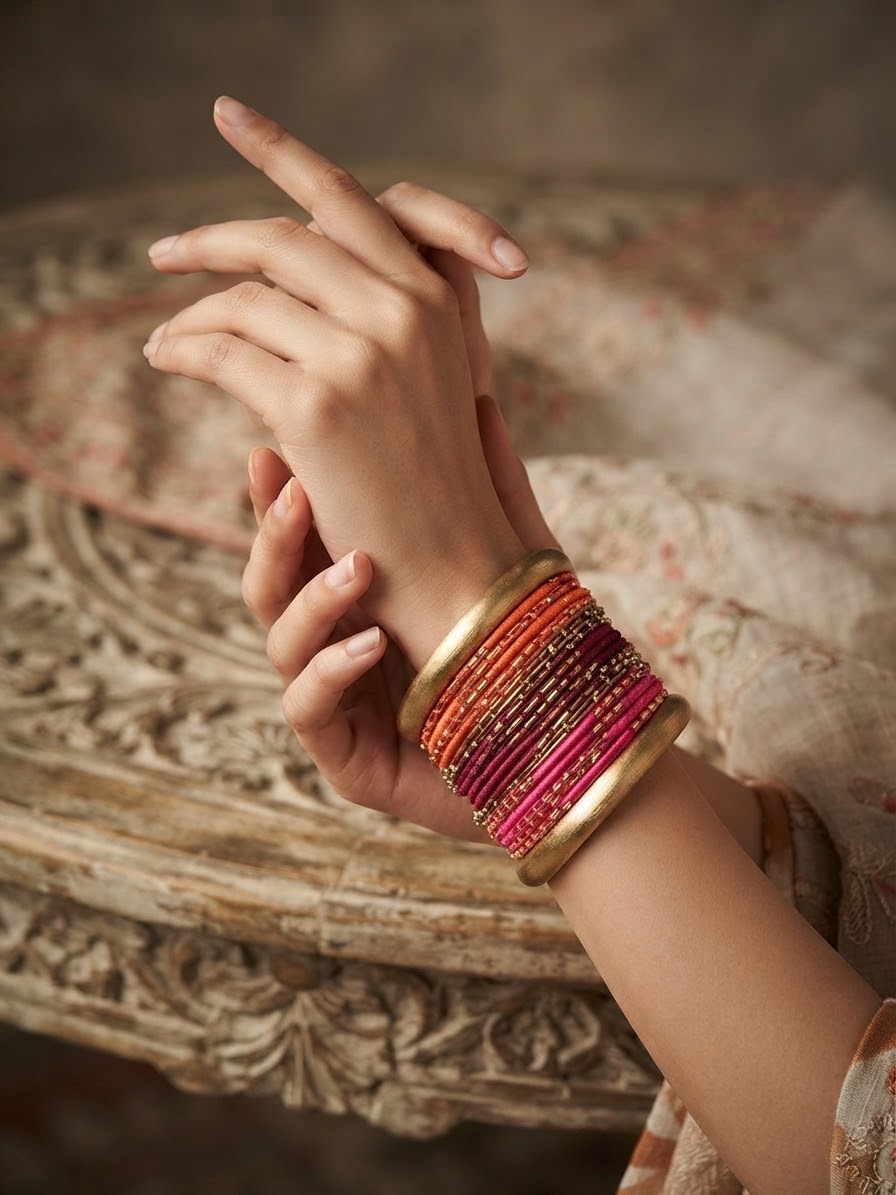 Haseen metal bangles hhb-26-