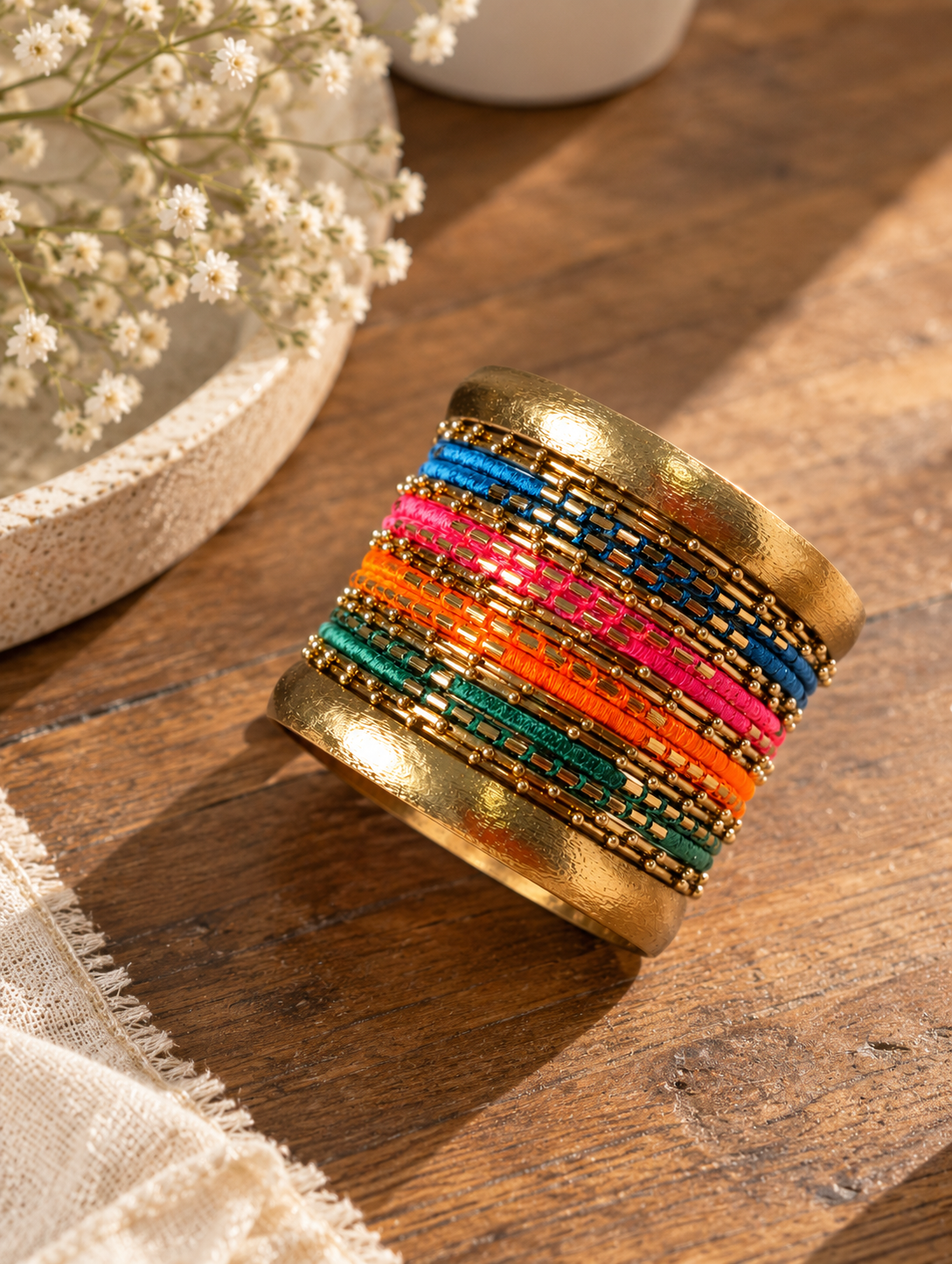 Multi handmade bangles