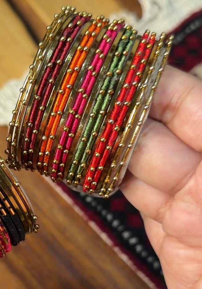 Multi vibrant bangles