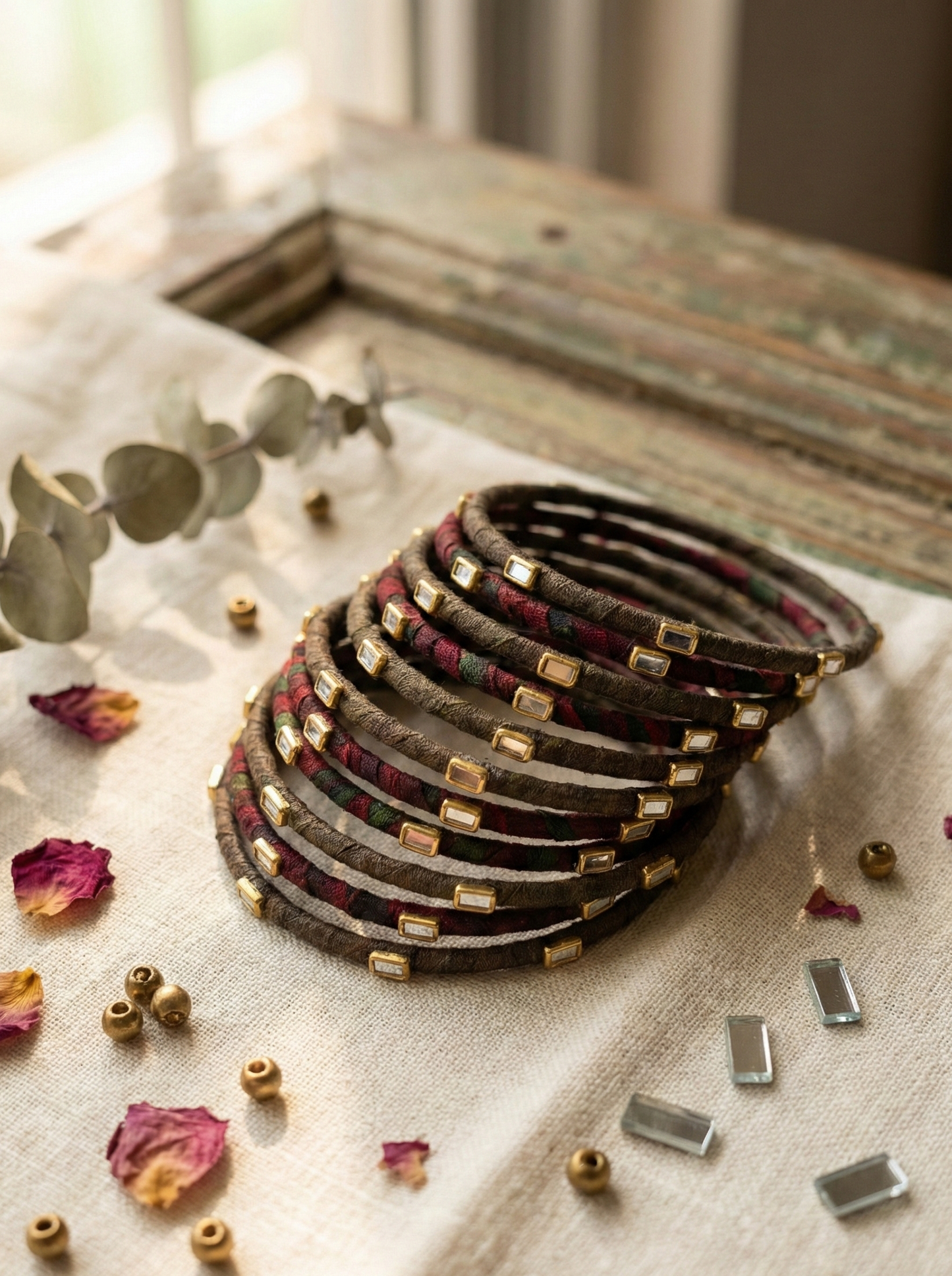 Ethnic Bangle Set of 12 – hhb-26-111