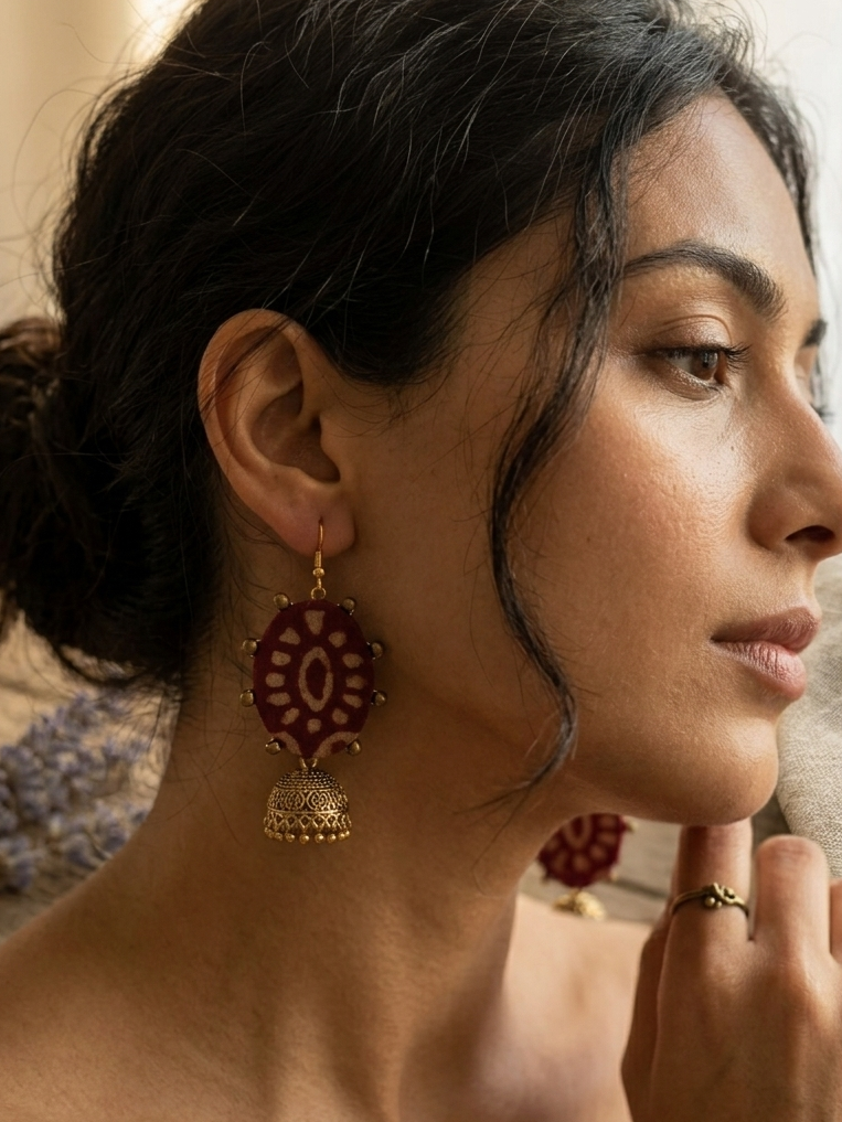 Handcrafted Pakistani Ethnic Earrings | hhe-26-77