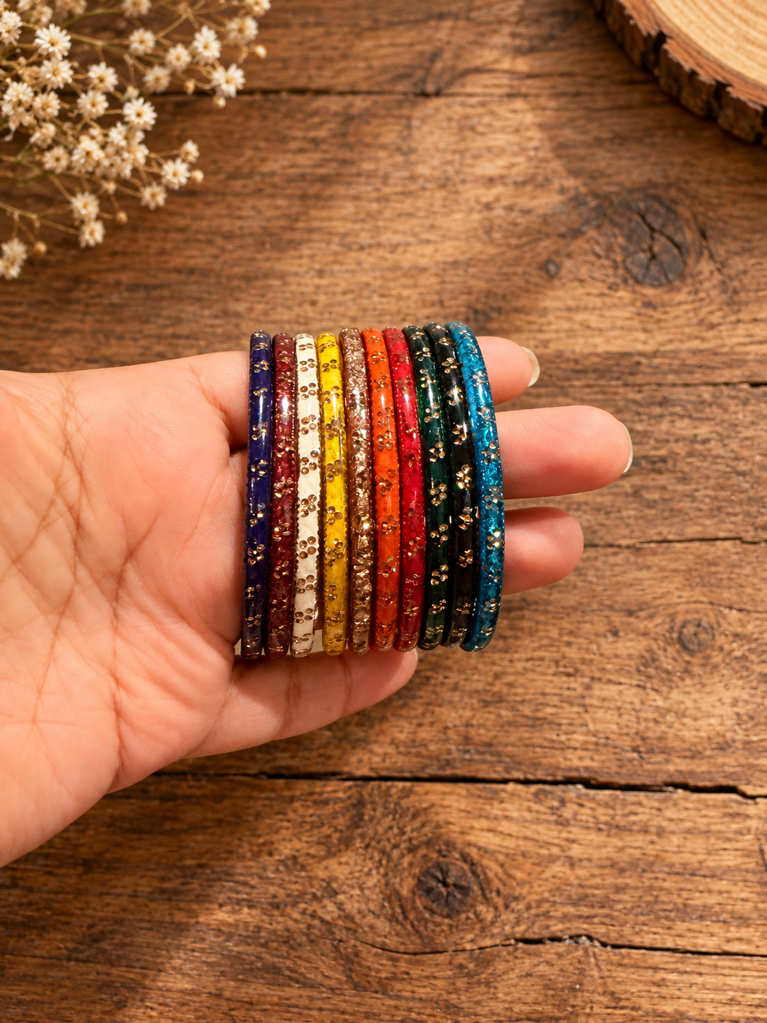 Acrylic waterproof bangles