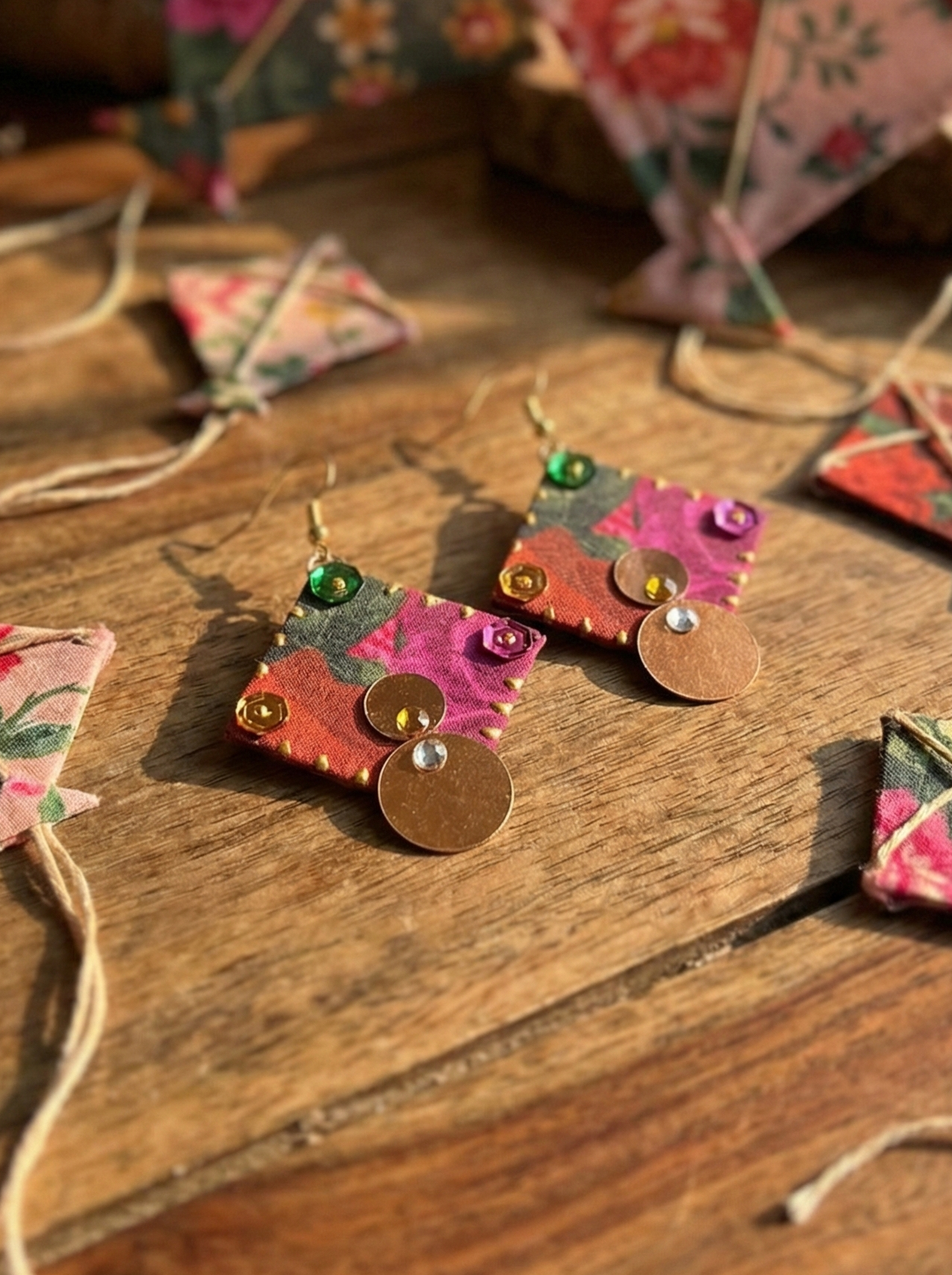 Graceful Embellished Earrings – HHE-26-82