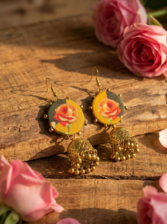 Ornate Embellished Earrings – HHE-26-78