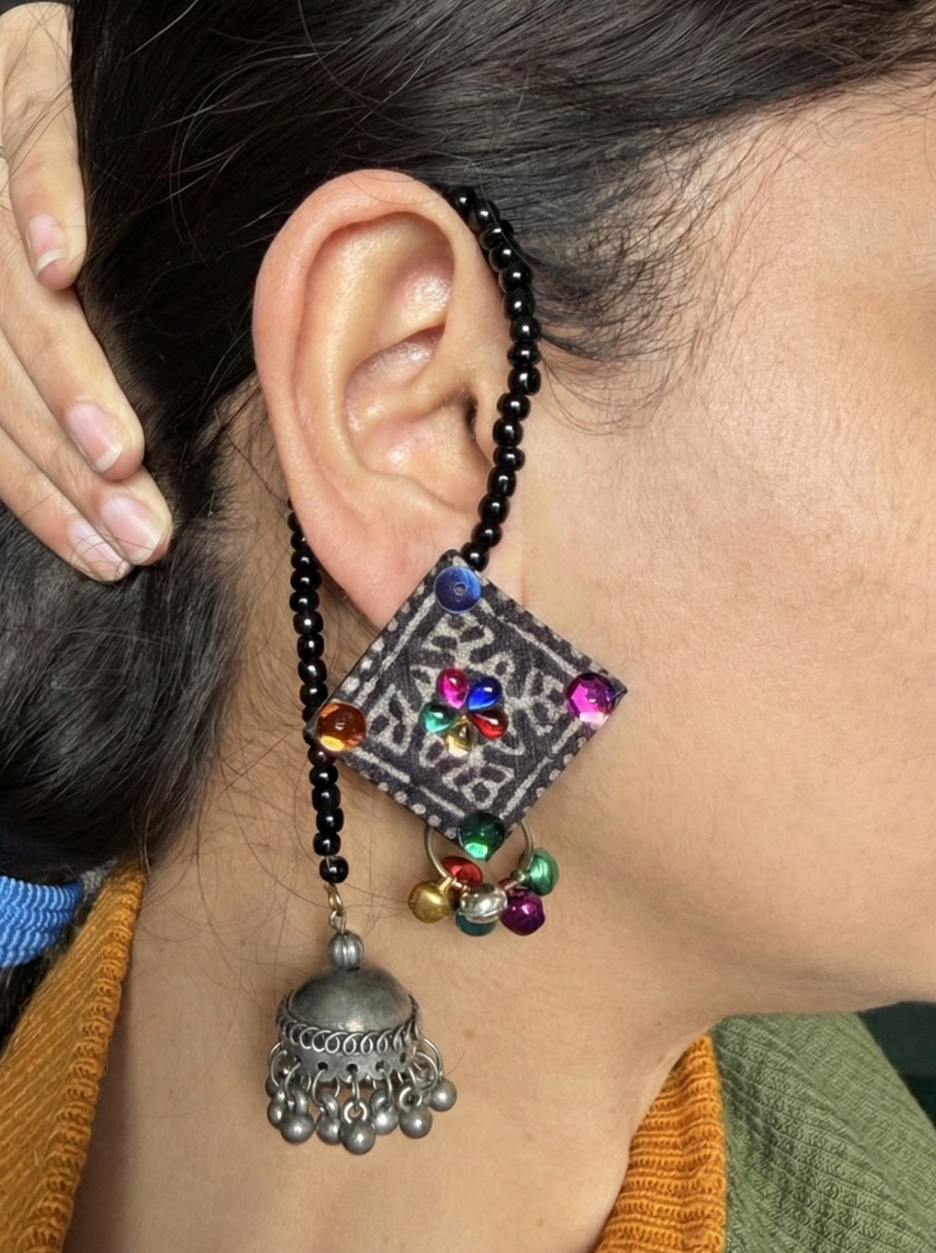 Handcrafted Ethnic Earrings Hhe-26-49