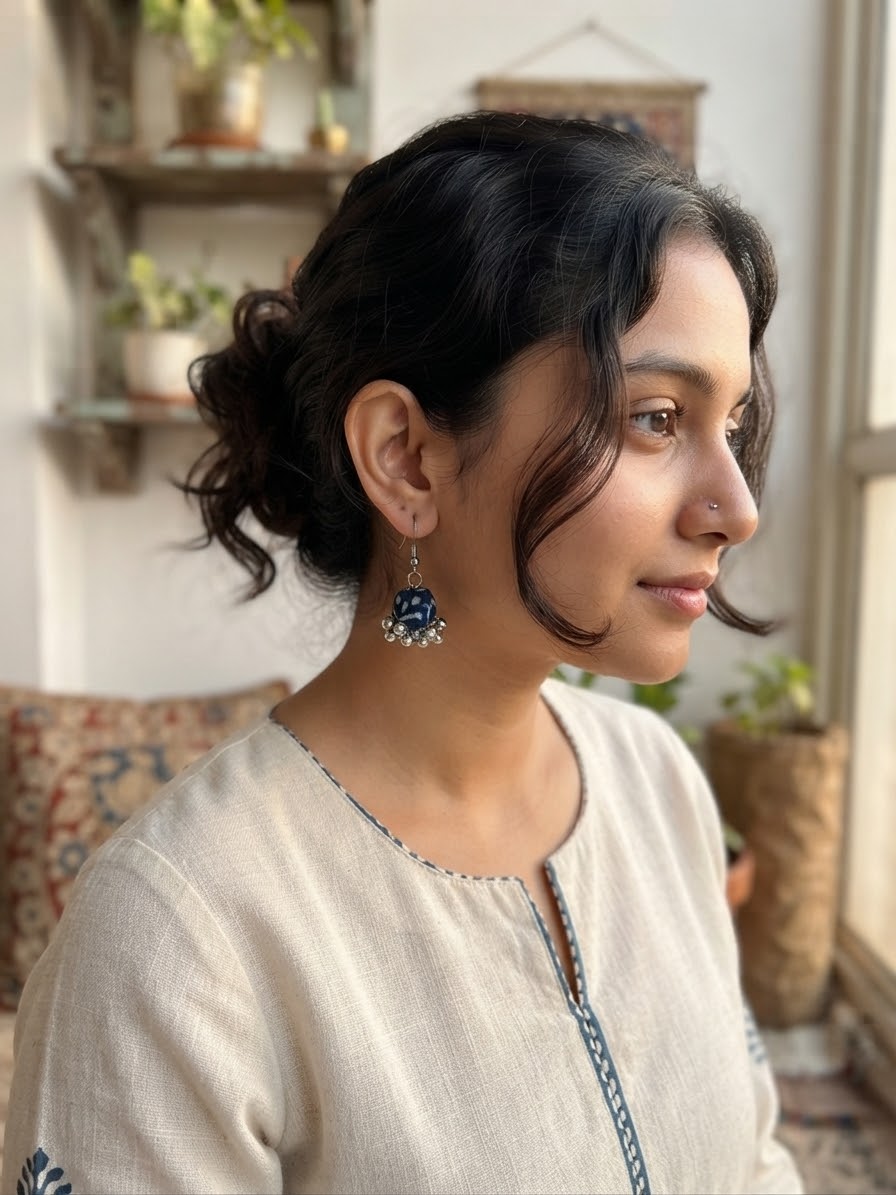 Deal of 5 Choti ajrak jhumki hhe-26-