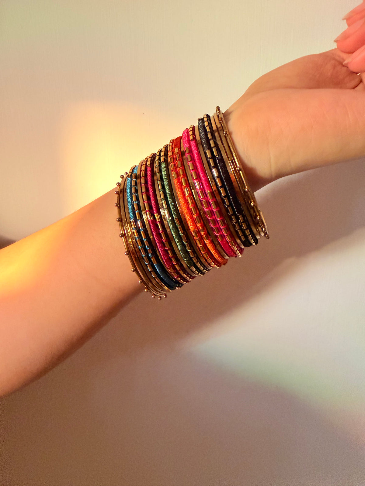 Multi handmade bangles