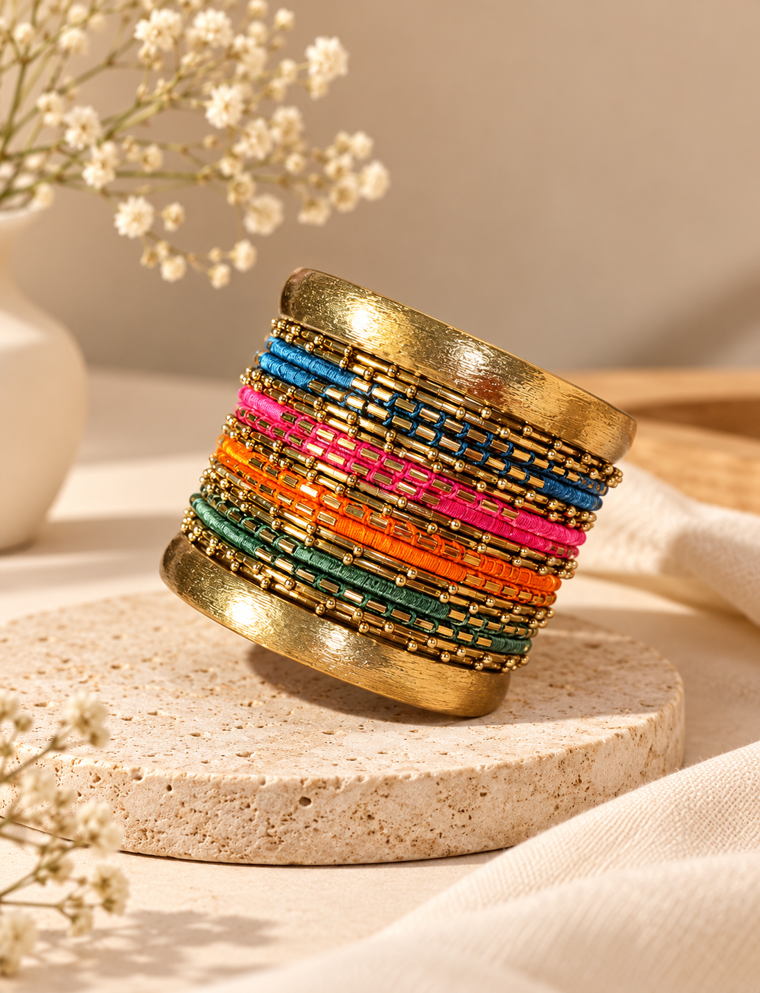 Multi handmade bangles
