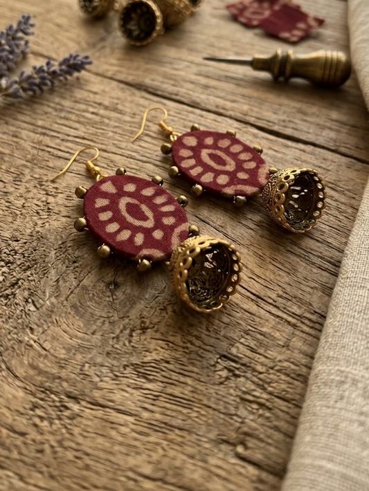 Handcrafted Pakistani Ethnic Earrings | hhe-26-77