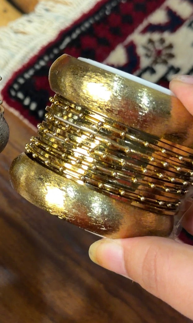 Copper silver set