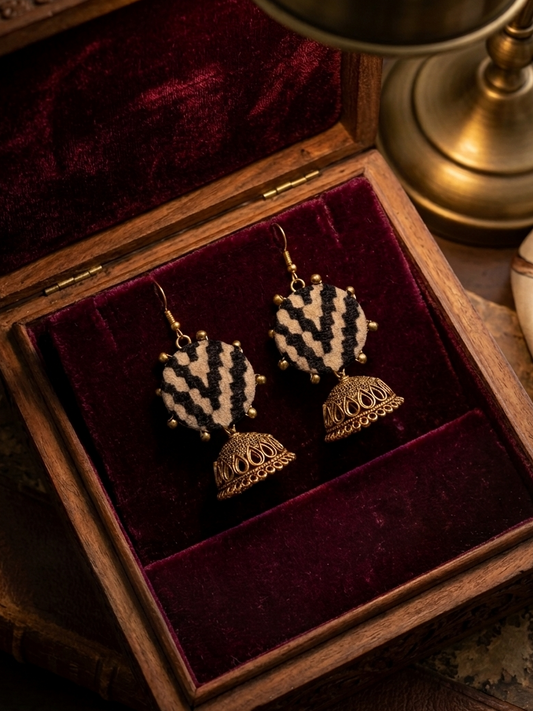 Statement Embellished Earrings – HHE-25-74