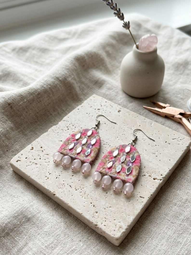 Handcrafted Pakistani Jhumki Earrings | hhe-26-09