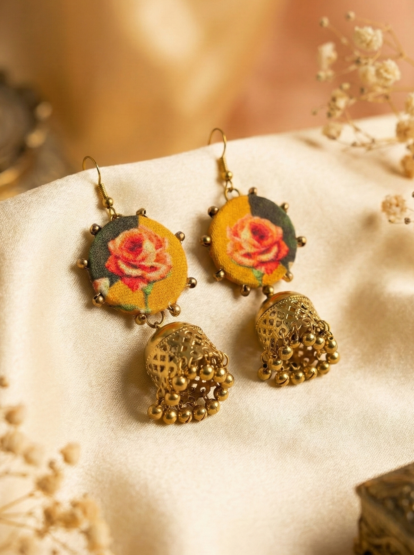 Ornate Embellished Earrings – HHE-26-78