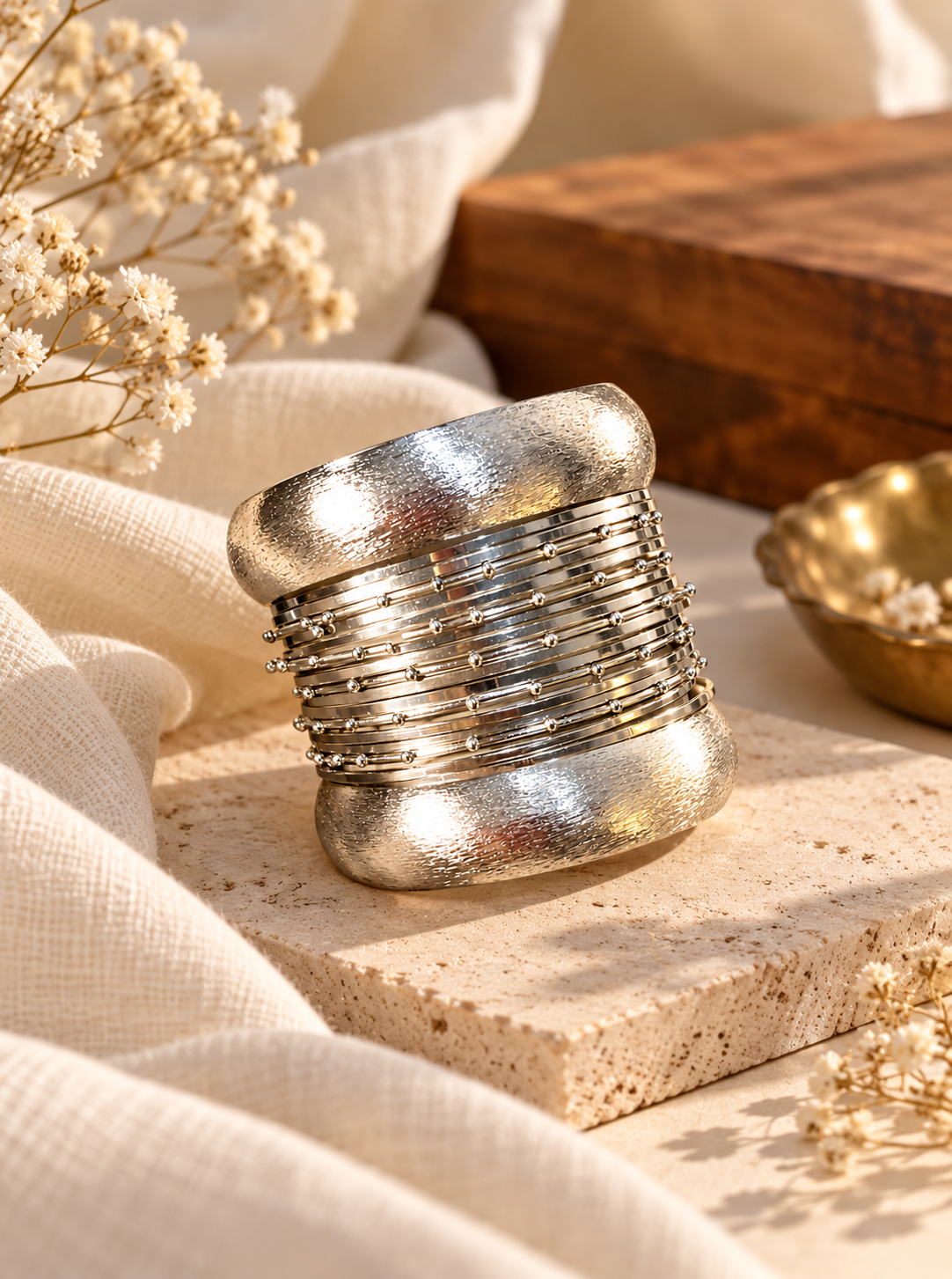 Copper silver set
