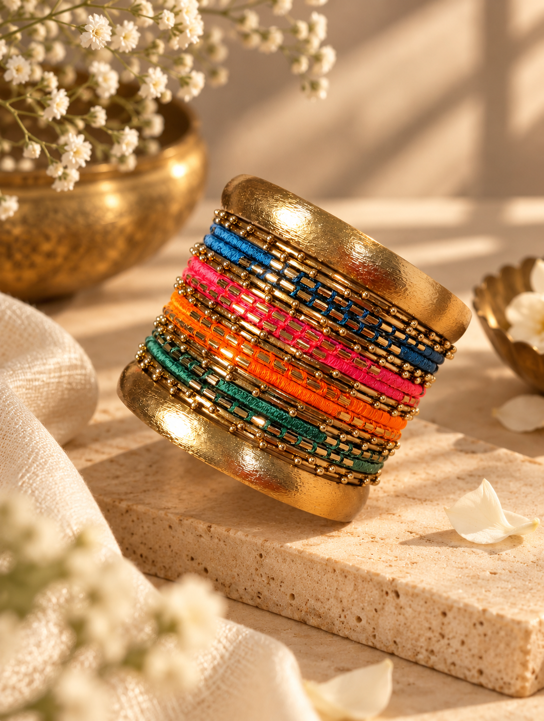 Multi handmade bangles