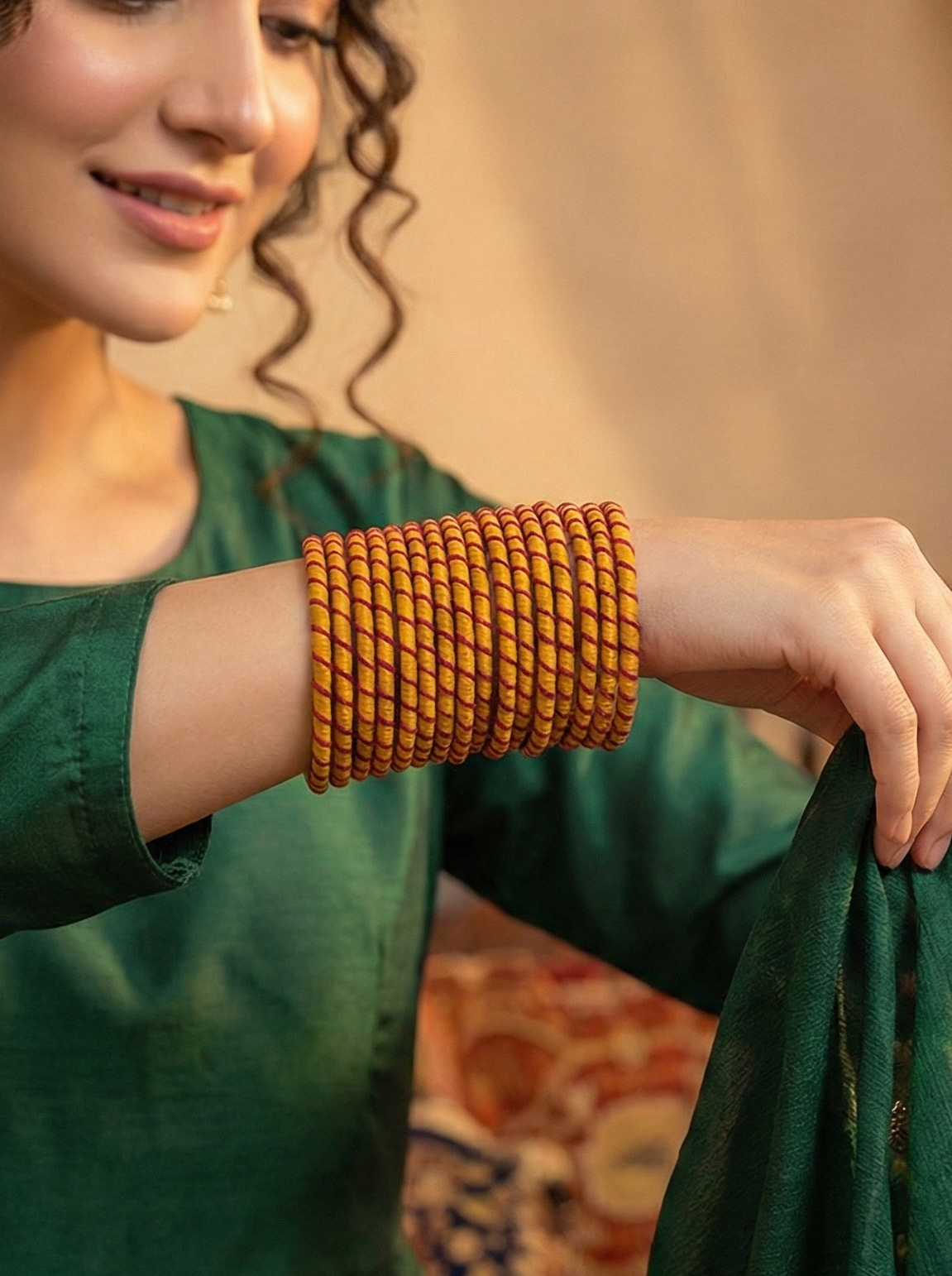 Set of 12 Bangles | Classic Pakistani Festive Bangles hub-26-112