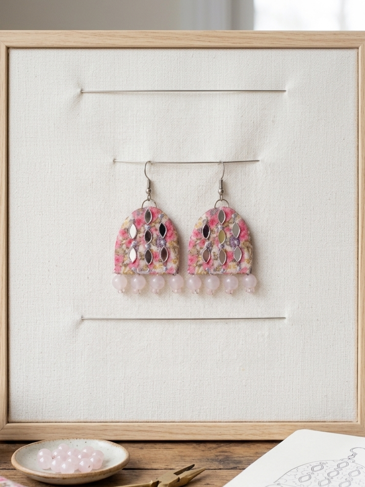 Handcrafted Pakistani Jhumki Earrings | hhe-26-09