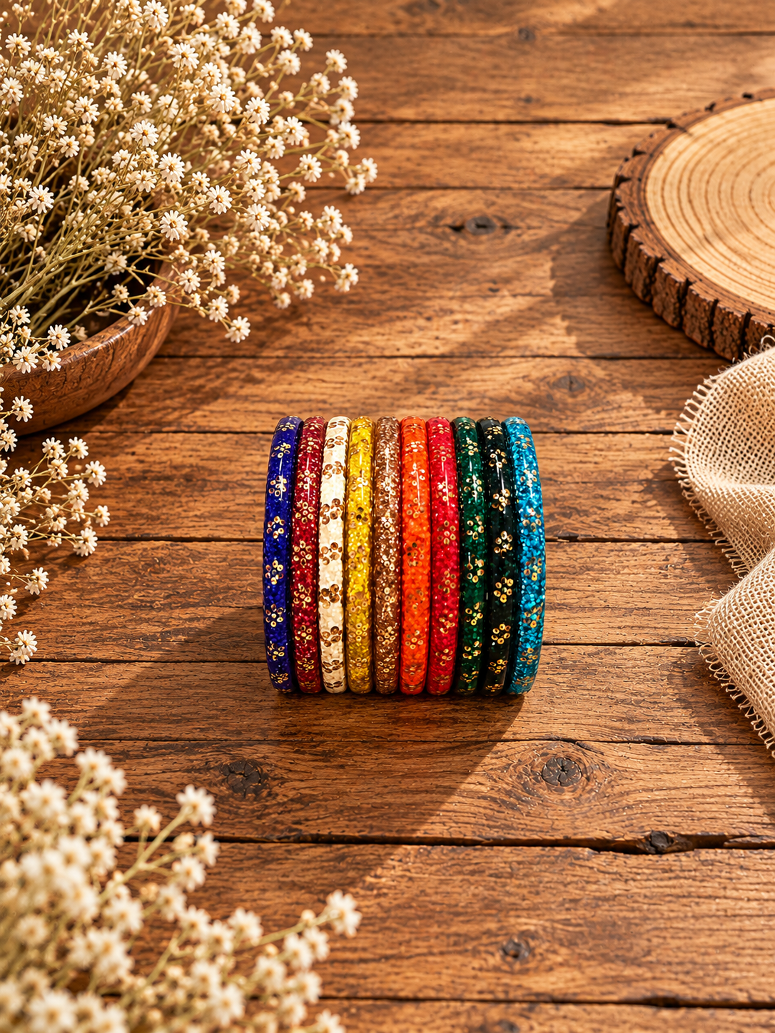 Acrylic waterproof bangles