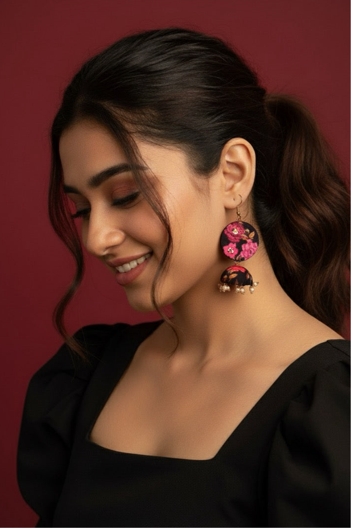 Ethnic Pakistani Jhumki Earrings | hhe-26-91