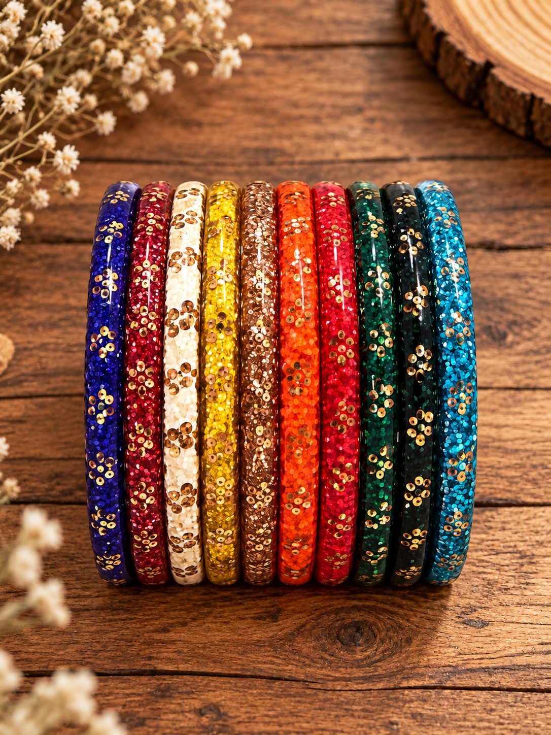 Acrylic waterproof bangles