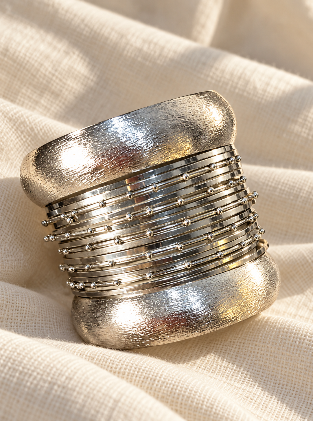Copper silver set