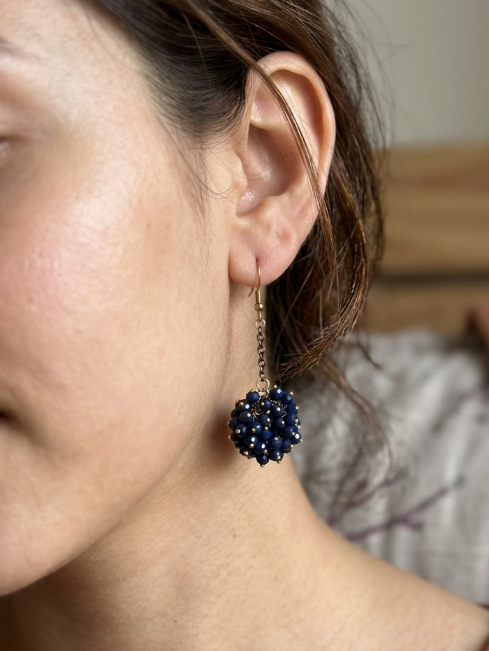 Navy Blue bead hhe-26-
