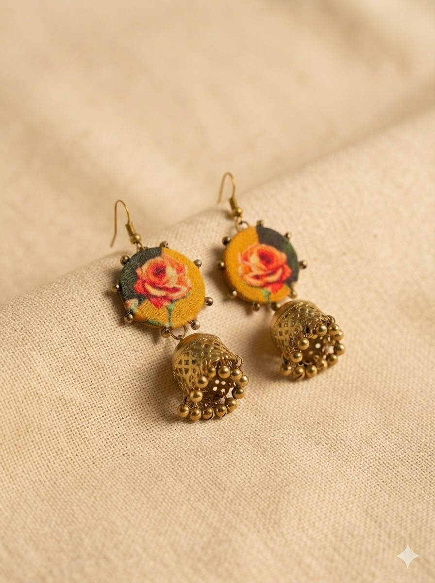 Ornate Embellished Earrings – HHE-26-78