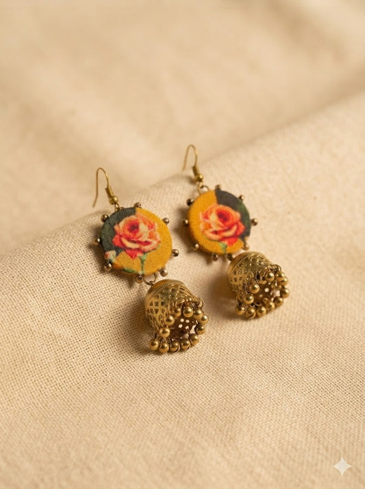Ornate Embellished Earrings – HHE-26-78