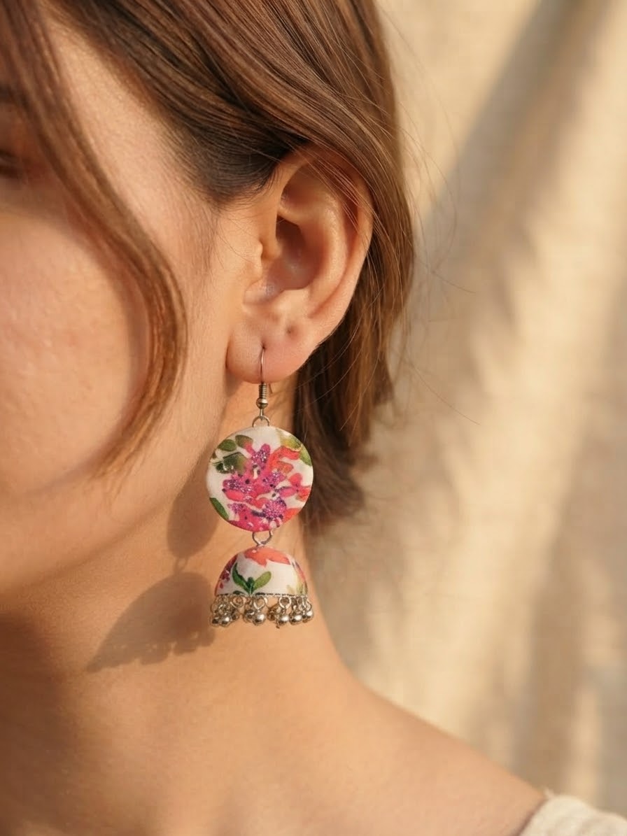 Cheerful floral jhumka hhe-24-62