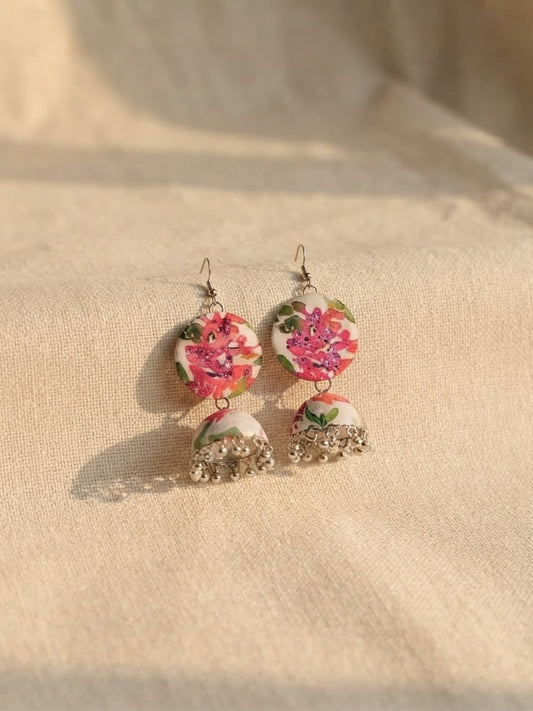 Cheerful floral jhumka hhe-24-62