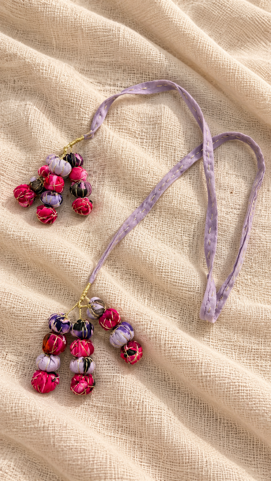 Lilac gulabi guriya prandi