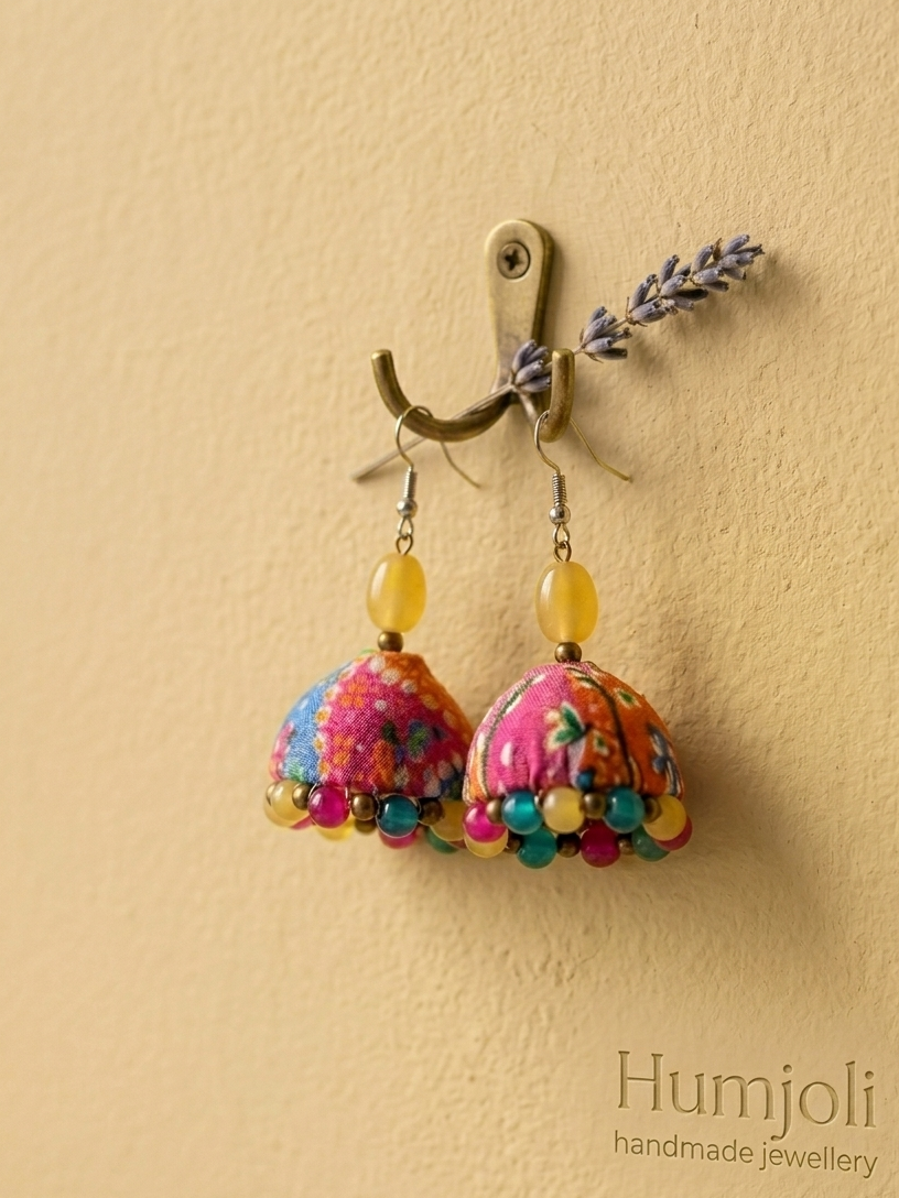 Pakistani Ethnic Jhumki Earrings | Casual Ethnic Style| hhe-26-23