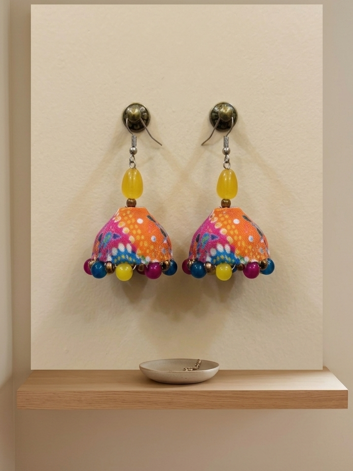 Pakistani Ethnic Jhumki Earrings | Casual Ethnic Style| hhe-26-23