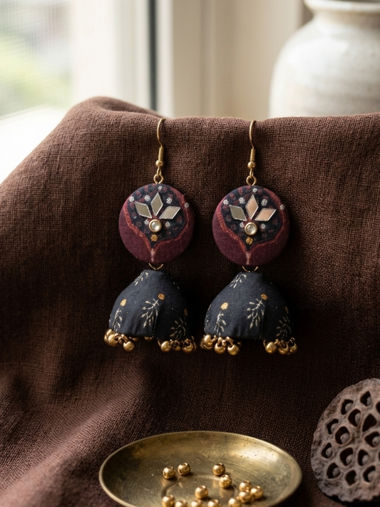 Ethnic Pakistani Jhumki Earrings | hhe-25-69