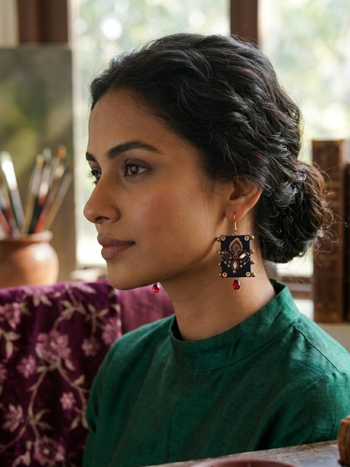 Handcrafted Pakistani Ethnic Earrings | hhe-26-89
