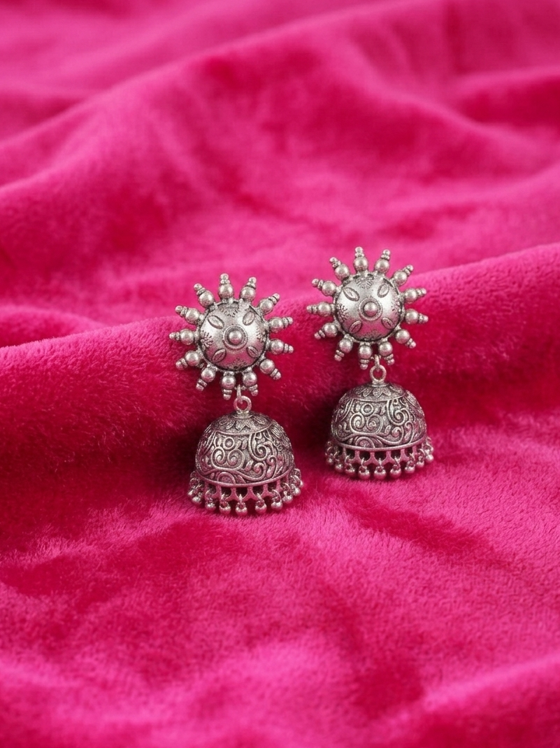 Sun metal Oxidize earings hhe-26-93